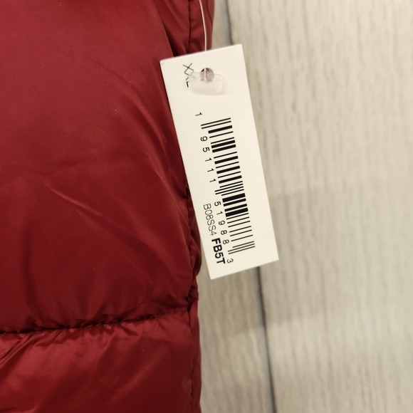 Mens xxl dark red sherpa lined vest - Picture 2 of 6